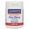 Citrato de zinc 25 mg. de alta  absorción de Lamberts.  El mejor zinc