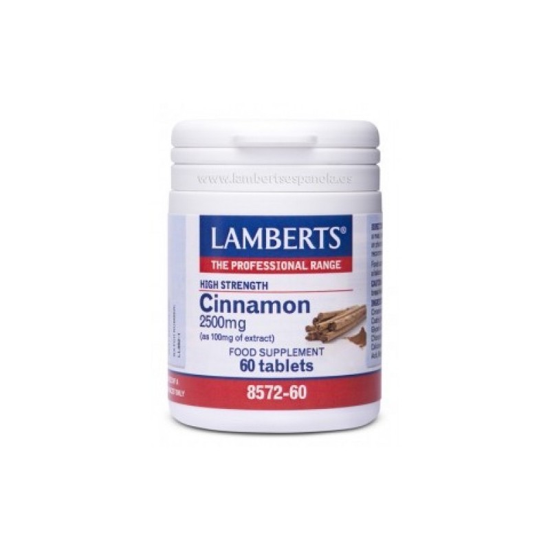 Canela 2.500 mg de Lamberts® - Cinnamon