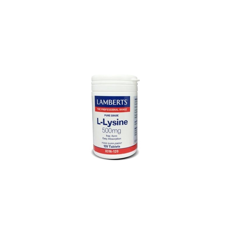 L- Lisina 500 mg aminoácido vegetal en la tiendaonline.lineaysalud.com