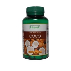 Aceite de Coco BIO en cápsulas 100x500mg.|TIENDAONLINE.LINEAYSALUD.COM