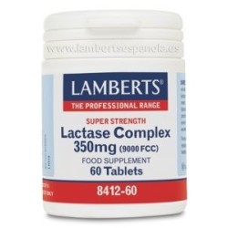 Complejo Lactasa 9.000 FCC de Lamberts. Para la digestión de lactosa
