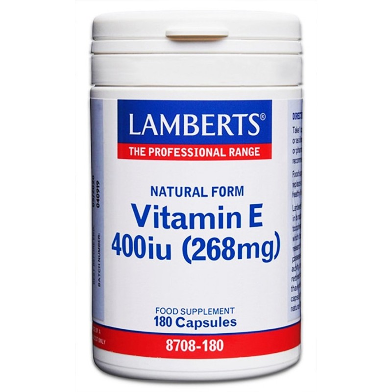 Vitamina E natural 180caps  d-gamma-tocoferol|tiendaonline.lineaysalud
