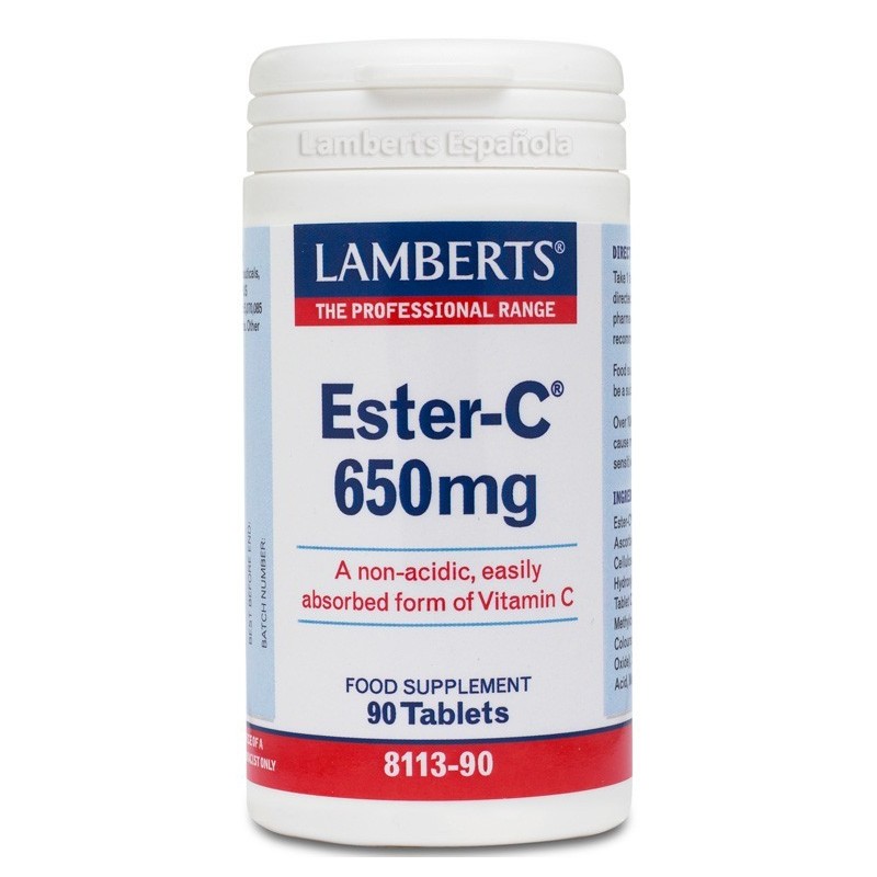 Comprar Ester C® de 650 mg de lamberts en tiendaonline.lineaysalud.com