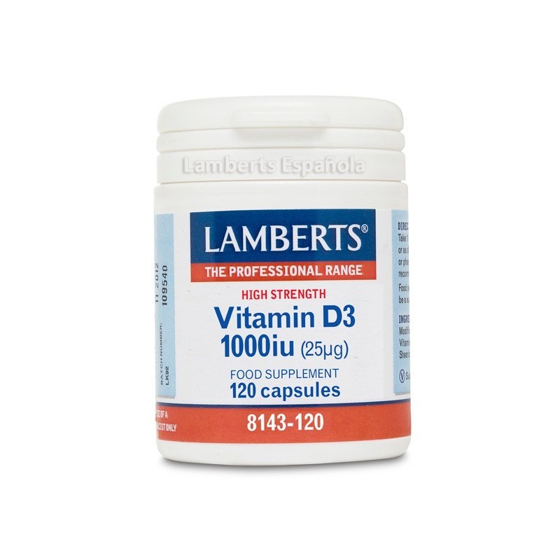 Comprar Vitamina D3 1000 UI de 25 µg en tiendaonline.lineaysalud.com