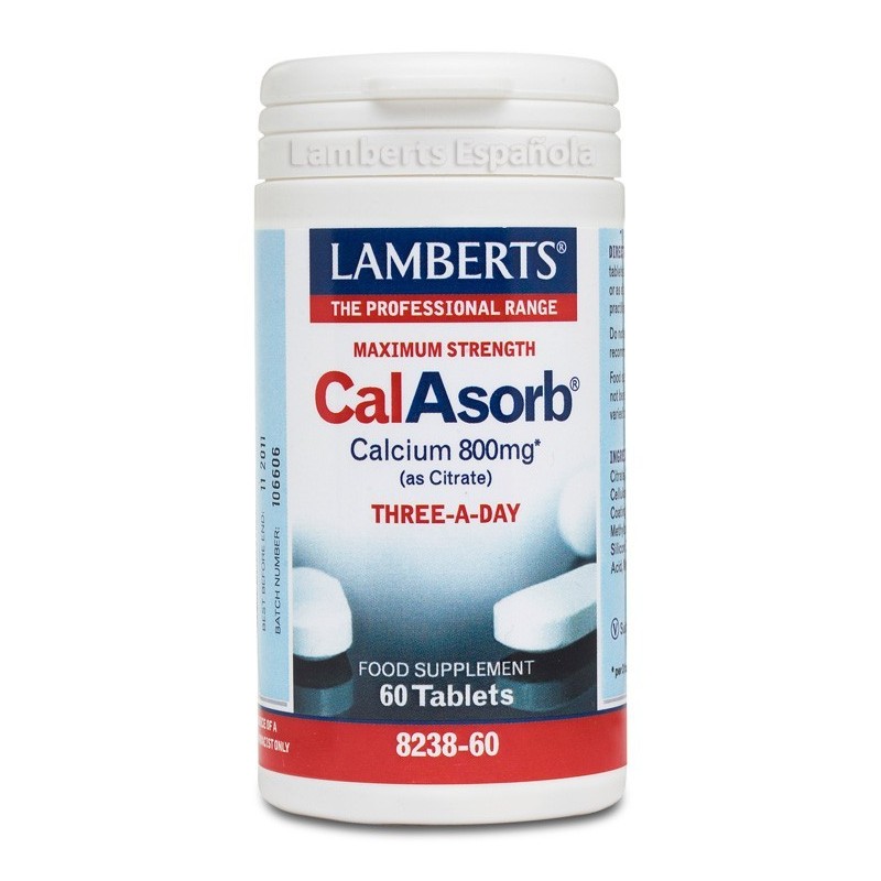 Comprar CalAsorb® 800 mg como citrato y vitamina D3 en lineaysalud.com