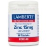 Zinc 15 mg. como citrato de Lamberts | En tiendaonline.lineaysalud.com