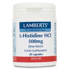 L-Histidina HCI 500mg. Un aminoácido imprescindible en lineaysalud.com