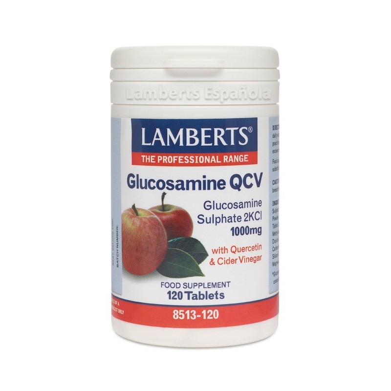 Glucosamina QCV con vinagre de manzana y quercetina | lineaysalud.com