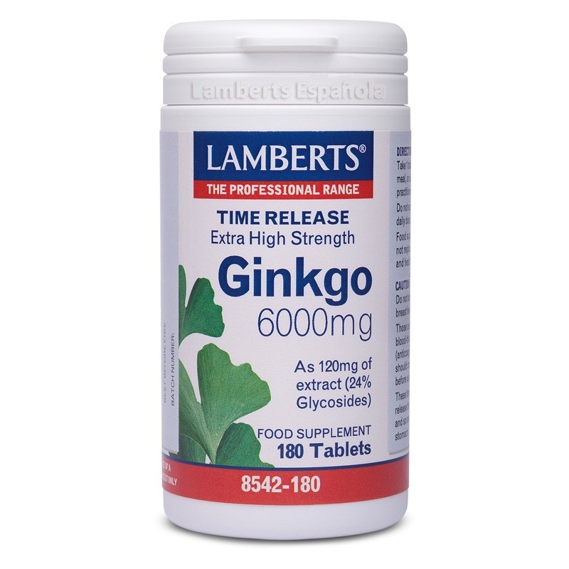 Extracto estandarizado Ginkgo Biloba 6000 mg| tiendaonline.lineaysalud