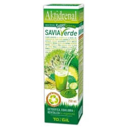 Savia Verde|Tongil 250ml. Jarabe de Spirulina y Chlorella y extractos