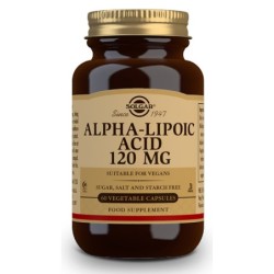 Comprar Acido Alfa Lipoico 120 Mg 60 capsulas Solgar al mejor precio