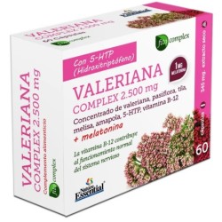 Valeriana Complex 60 cáp de 2740 mg con 5HTP, melatonina, vitamina B12