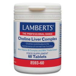 Choline Liver Complex - Complejo hepático de colina. Con cardo y vit B