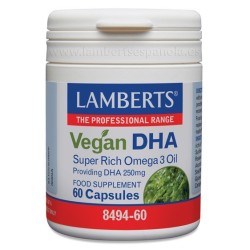 DHA Vegano 250 mg de fuente vegetal  |  tiendaonline.lineaysalud.com